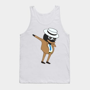 Tux Penguin meme sticker Tank Top